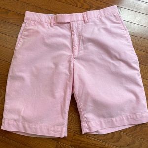 R.Lauren Pink Oxford Shorts